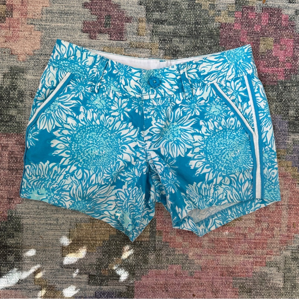 Lilly Pulitzer Callahan Short - Floral Blue Women's Shorts